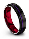 Couple Wedding Ring Set Black Rare Rings Love Ring for Him Customized Present - Charming Jewelers