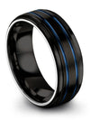 Black Woman&#39;s Wedding Bands Her and Husband Wedding Bands Sets Tungsten - Charming Jewelers