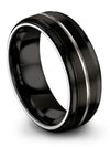 Matching Promise Ring for Couples Tungsten Rings for Woman&#39;s Matte Matching - Charming Jewelers