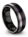Wedding Band Sets Men Tungsten Bands for Man Engagement Man Best Black Ring - Charming Jewelers