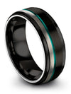 Wedding Anniversary Ring Black Woman Black Wedding Ring Tungsten Customize Band - Charming Jewelers