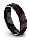 Matching Wedding Ring Tungsten Wedding Band Set for Fiance and Her Love Promise - Charming Jewelers