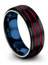 Wedding Bands for Man Engraving Tungsten Wedding Bands for Girlfriend and His - Charming Jewelers
