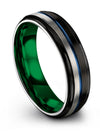 Wedding Ring Sets in Black Wedding Ring Female Tungsten Black Ring Black Man - Charming Jewelers