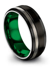 Wedding Band Engraving Tungsten Rings for Man 8mm Engagement Womans Ring - Charming Jewelers