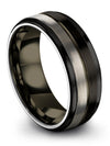 Tungsten Promise Rings for Lady Black Tungsten Couple Fathers Day Ideas for Son - Charming Jewelers