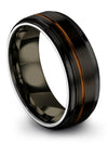 Tungsten Promise Rings for Lady Black Tungsten Couple Fathers Day Ideas for Son - Charming Jewelers