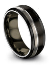 Wedding Anniversary Bands for Men&#39;s Fancy Ring Her Day Black Band Mother&#39;s Day - Charming Jewelers