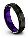 Simple Wedding Jewelry 6mm Tungsten Carbide Wedding Rings Men and Guy Promise - Charming Jewelers