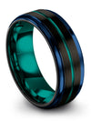 Unique Jewelry Sets for Men Tungsten Ring for Lady Engraved I Love You Lady - Charming Jewelers