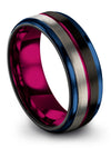 Wedding Band for Mens Her and Her Wedding Ring Tungsten
