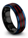 Matching Tungsten Promise Rings Brushed Tungsten Bands Black Ring Set Men&#39;s - Charming Jewelers