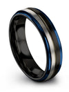 Tungsten Anniversary Ring for Couples Special Wedding Rings Cute Promise Bands - Charming Jewelers