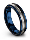 Matching Wedding Bands for Male and Female 6mm Tungsten Band for Guy Couples - Charming Jewelers