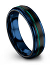 Engrave Wedding Ring Rare Band Plain Matching Couple Rings Male Black Wedding - Charming Jewelers