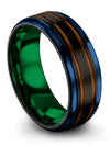 Wedding Rings Engraved Bands Tungsten Womans Black over Black Ring Personalized - Charming Jewelers
