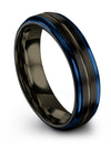 Wedding Ring for Fiance Black Tungsten Valentines Day Bands Black Band - Charming Jewelers