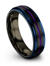 Matching Anniversary Band for Boyfriend and Husband Carbide Tungsten Wedding - Charming Jewelers