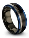 Wedding Rings for Both Male and Woman&#39;s Tungsten Birth Day Bands 8mm 40th Rings - Charming Jewelers