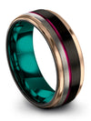 Wedding Band for Male Sets Engraving Tungsten Man Bands Eleician Ring for Men - Charming Jewelers