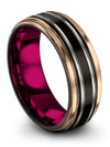 Wedding Rings and Engagement Guys Ring Rare Tungsten Band Bands Engagement - Charming Jewelers