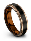 Black Wife and Girlfriend Anniversary Band Sets Tungsten Carbide Bands - Charming Jewelers