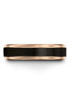 Matching Wedding Black Rings for Couples Exclusive Tungsten Bands Grandfather - Charming Jewelers
