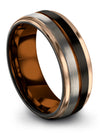 Matching Wedding Band for Fiance and Him Exclusive Band Promise Rings Engraved - Charming Jewelers