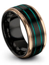 Male Engravable Wedding Band Tungsten Carbide His and His Rings Customize Band - Charming Jewelers