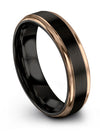 Unique Wedding Band Woman&#39;s Engagement Band for Guys Tungsten Set of Black - Charming Jewelers