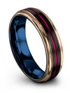 Tungsten Boyfriend and His Promise Band Men Tungsten Carbide Wedding Rings - Charming Jewelers