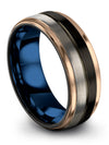 Tungsten Rings Wedding Band Womans Ring Black Tungsten Best Black Bands Men - Charming Jewelers