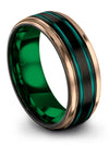 Plain Lady Anniversary Ring Tungsten Bands for Scratch Resistant Set Black Band - Charming Jewelers