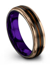 Men and Woman Anniversary Band Sets Tungsten Bands Polished Christmas - Charming Jewelers