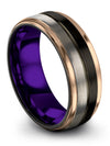 Engagement Promise Ring Tungsten Carbide Bands Men Set of Cute Rings Mother&#39;s - Charming Jewelers