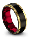 Womans Black and Wedding Band Engagement Bands for Woman&#39;s