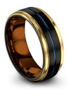 Tungsten Wedding Rings Sets for Woman Tungsten Rings for Boyfriend Ring Man - Charming Jewelers