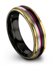Metal Wedding Rings Rare Tungsten Rings Matching Love Ring 6mm Thirty Fifth - Charming Jewelers