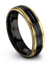 Carbide Lady Wedding Band Black Tungsten Carbide Ring Handmade Black Son - Charming Jewelers