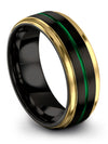 Tungsten Wedding Dainty Tungsten Ring Promise Engagement Woman&#39;s Band - Charming Jewelers