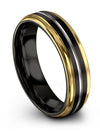 Christian Wedding Bands for Mens Tungsten Black Wedding Bands Male Love Band - Charming Jewelers