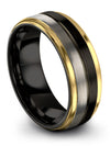 Boyfriend and Him Wedding Bands Tungsten Rings for Woman&#39;s