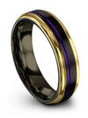 Woman&#39;s Unique Anniversary Ring Tungsten Ring for Female and Womans Matching - Charming Jewelers