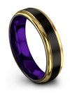 Tungsten Carbide Wedding Band 6mm Band Tungsten Affordable Promise Band Small - Charming Jewelers