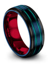 Wedding Rings for Mens Him and Her Wedding Band Tungsten Wedding Band Sets - Charming Jewelers
