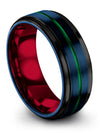 Guys Promise Ring Tungsten Rings for Mens Islam Jewelry Rings Graduation Gifts - Charming Jewelers