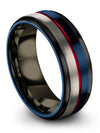 Tungsten Carbide Promise Rings Set Tungsten Satin Ring for Ladies Coupled Band - Charming Jewelers