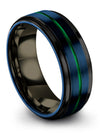 Wedding Ring Sets in Blue Wedding Ring Female Tungsten Blue Ring Blue Man Blue - Charming Jewelers