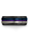 Engagement Men and Wedding Band Carbide Tungsten Bands Matching Promise Band - Charming Jewelers