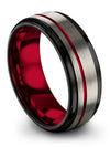 Womans Engagement Lady and Wedding Band Tungsten Wedding Rings for Wife Promise - Charming Jewelers